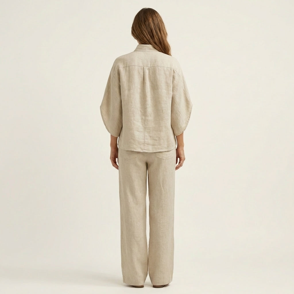 Zerah | Linen Two Piece Set