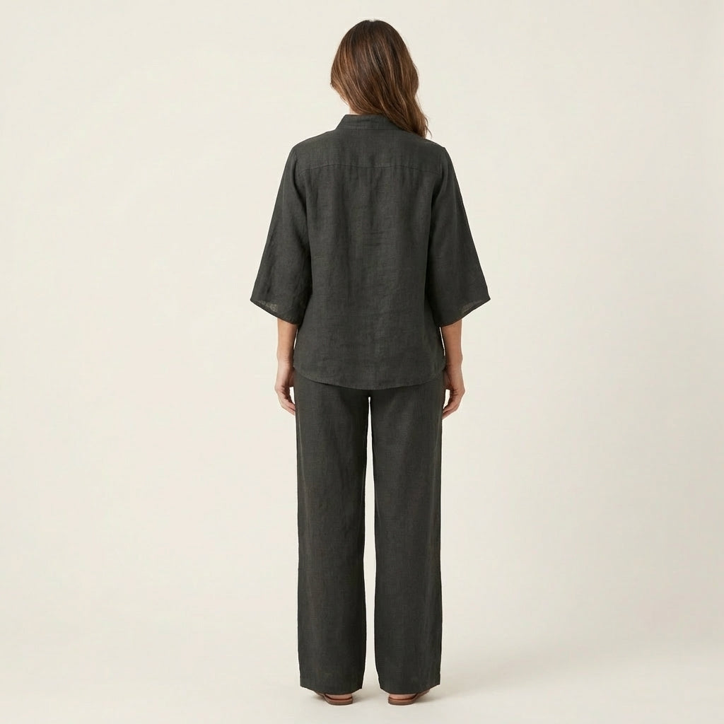 Zerah | Linen Two Piece Set