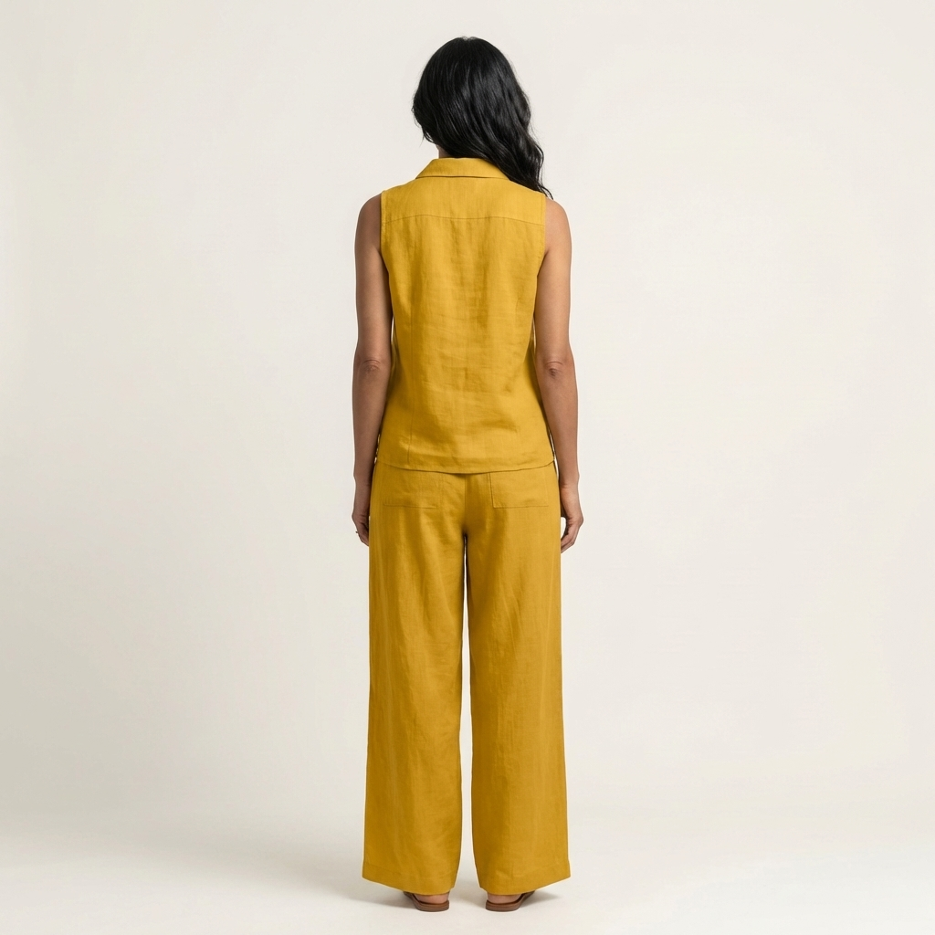 Twiila | Wrap Top And Wide Leg Set