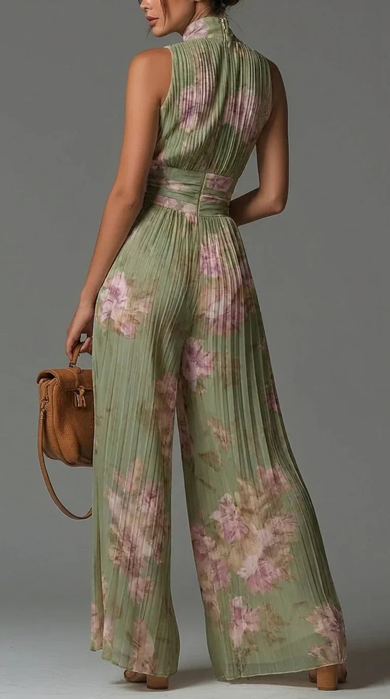 Delphine | Pleated Jumpsuit