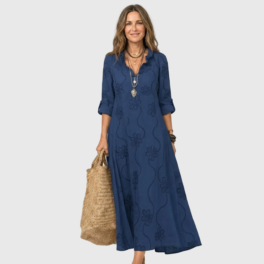 Minna | Relaxed Shirt Midi Dress