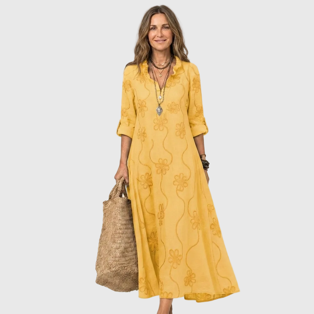 Minna | Relaxed Shirt Midi Dress