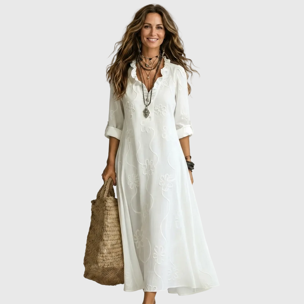 Minna | Relaxed Shirt Midi Dress