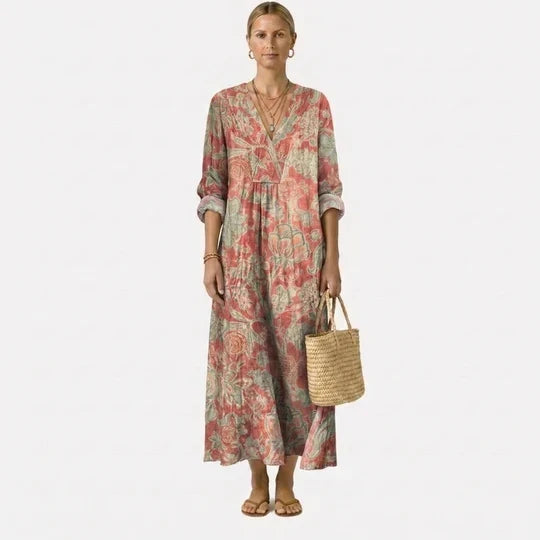 Amabel | Blossom Print Midi Dress