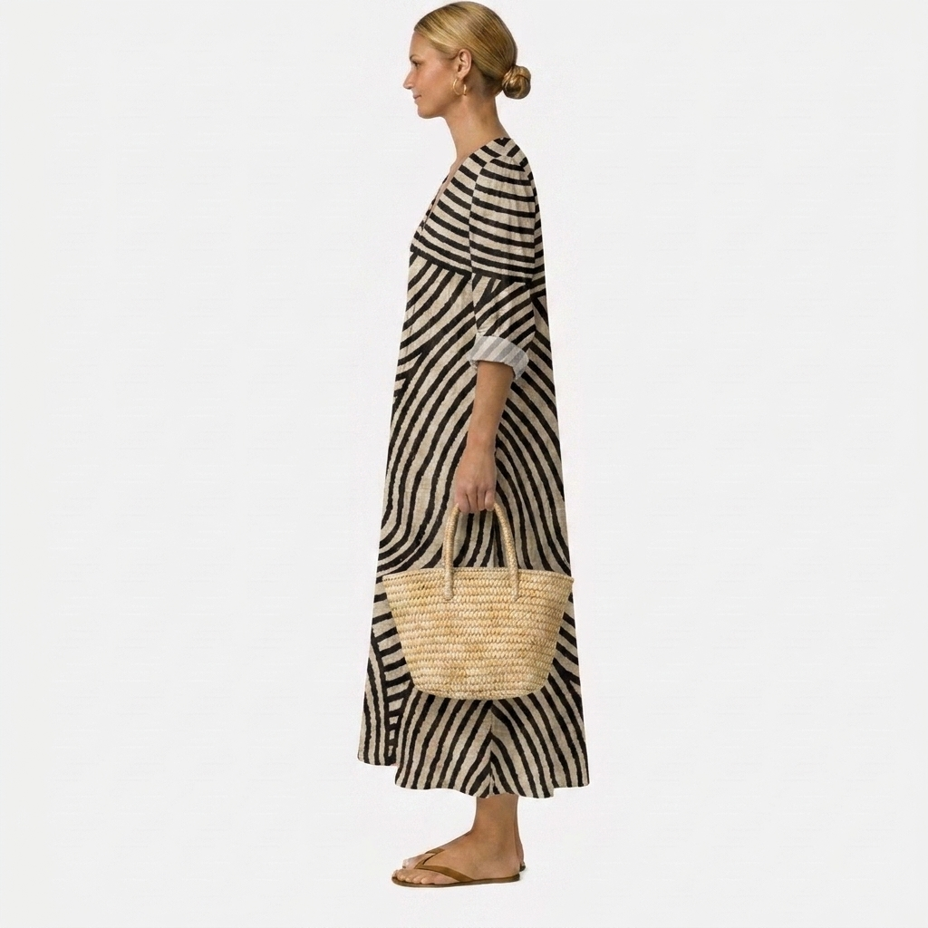Katherine | Timeless Striped Midi Dress