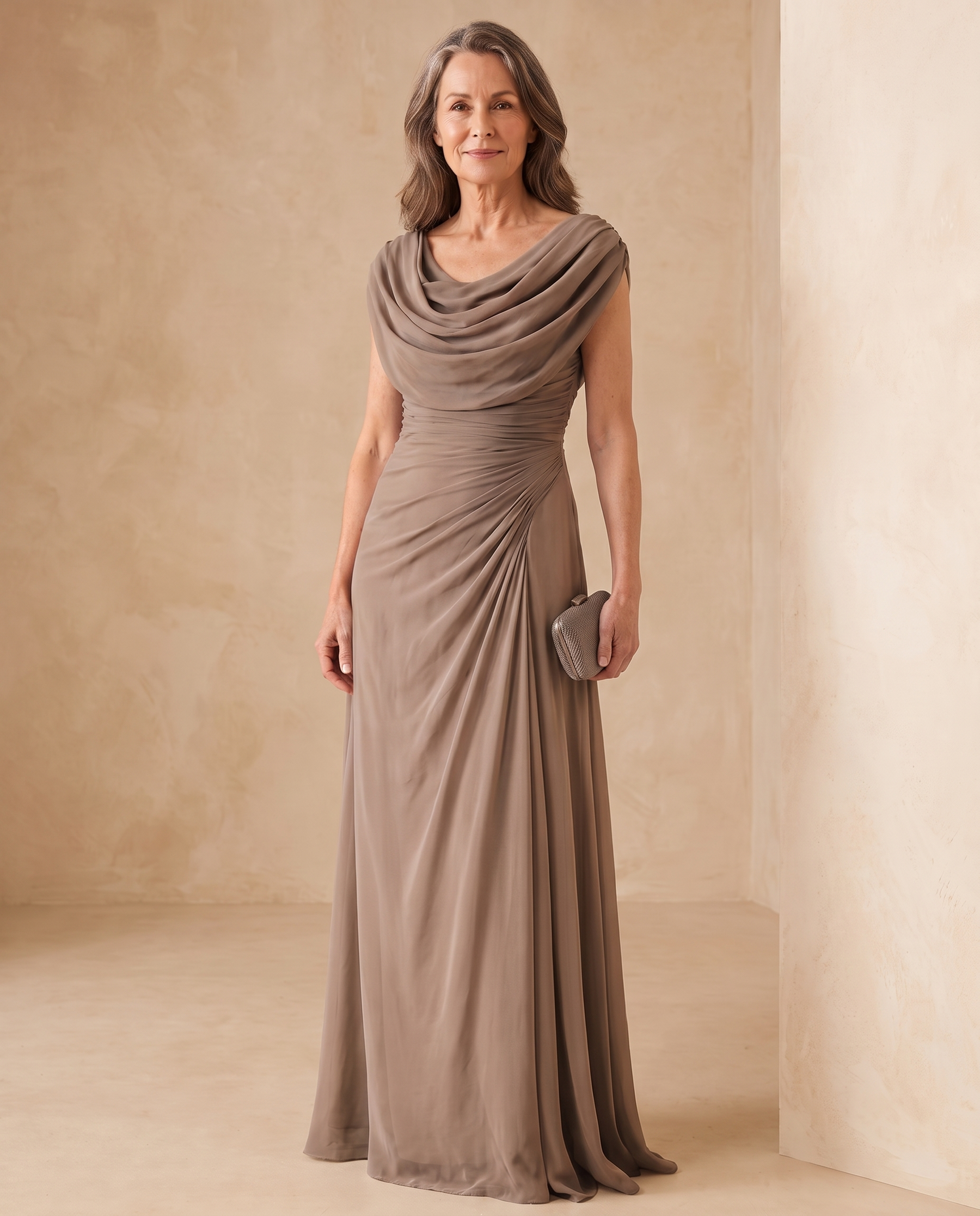 Jenna | Draped Maxi Dress