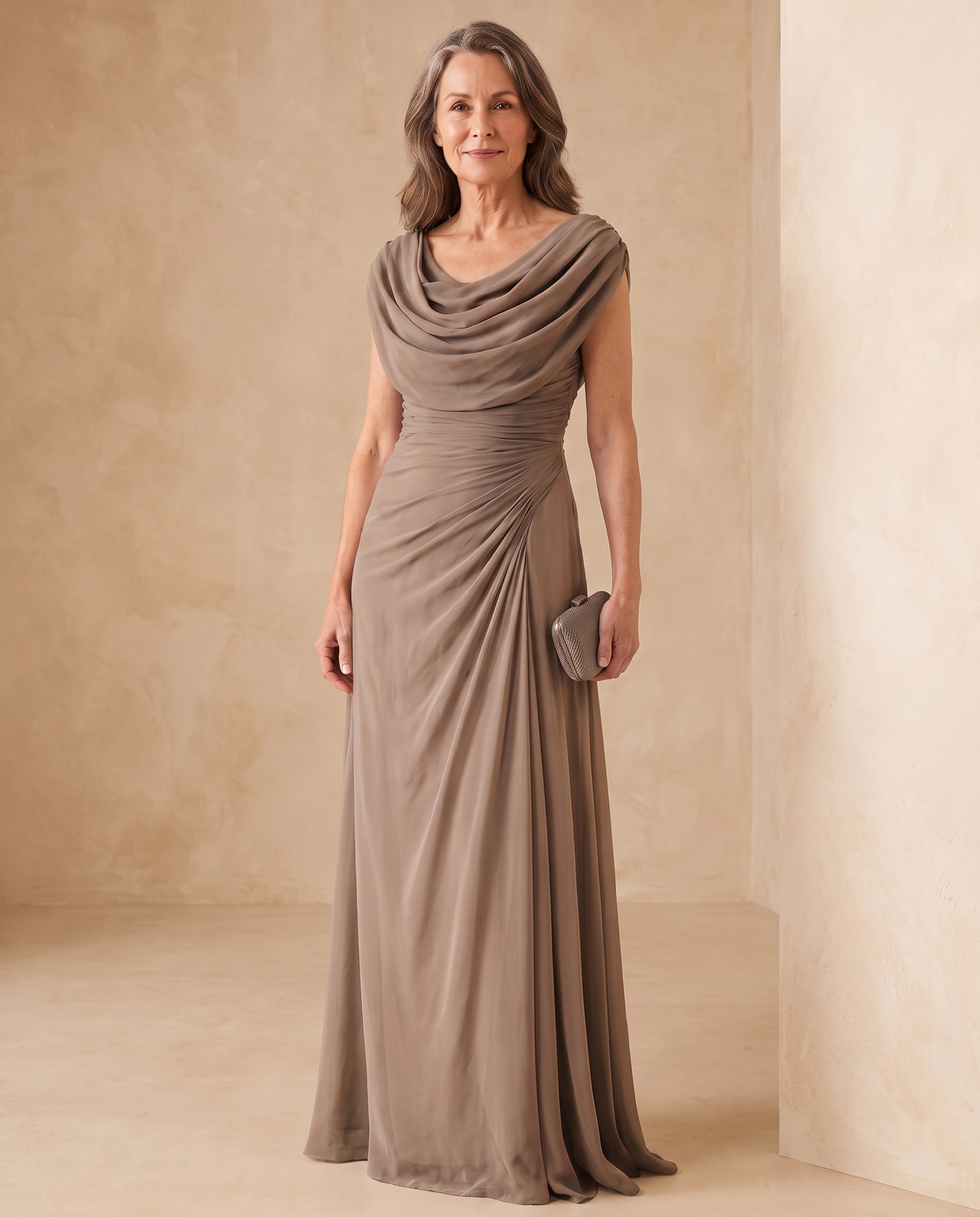 Jenna | Draped Maxi Dress