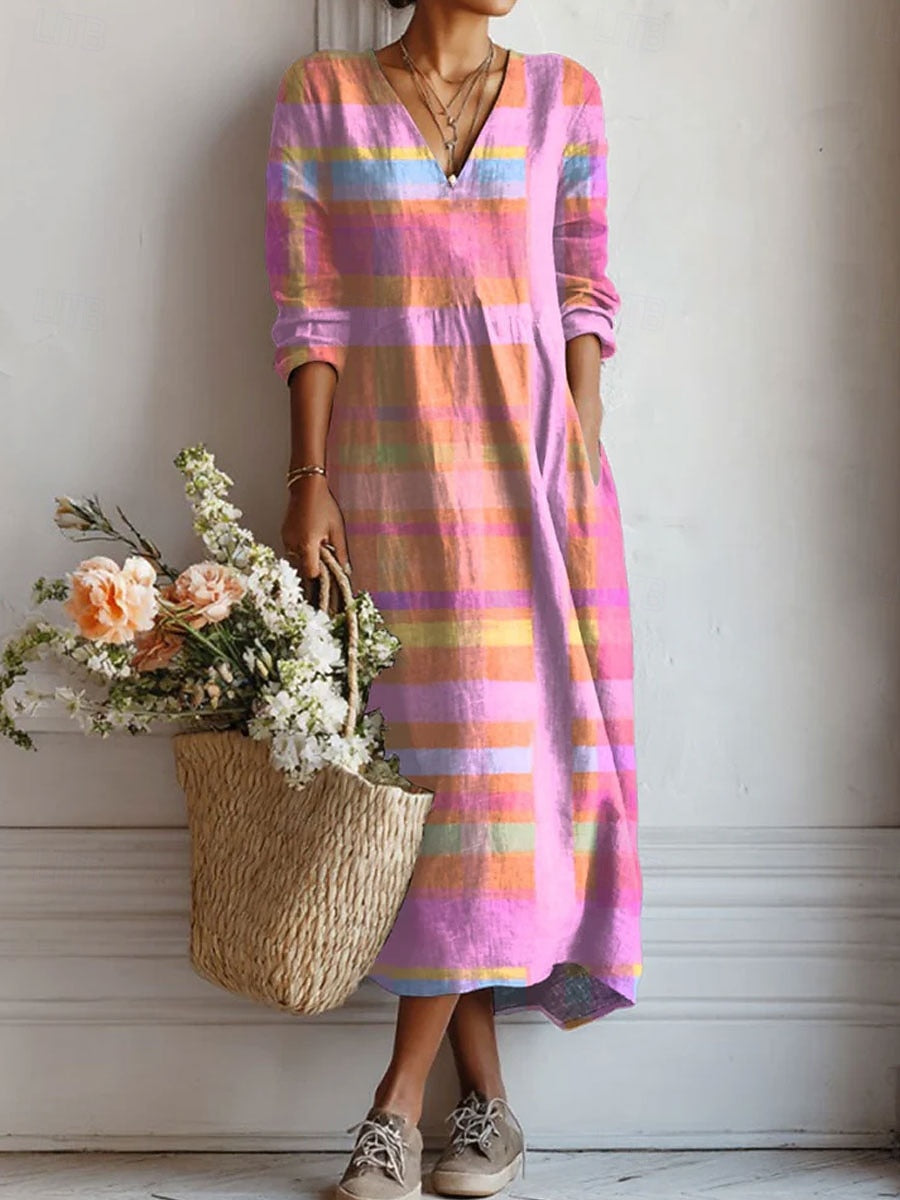Junia | Flowing Bohemian Maxi Dress