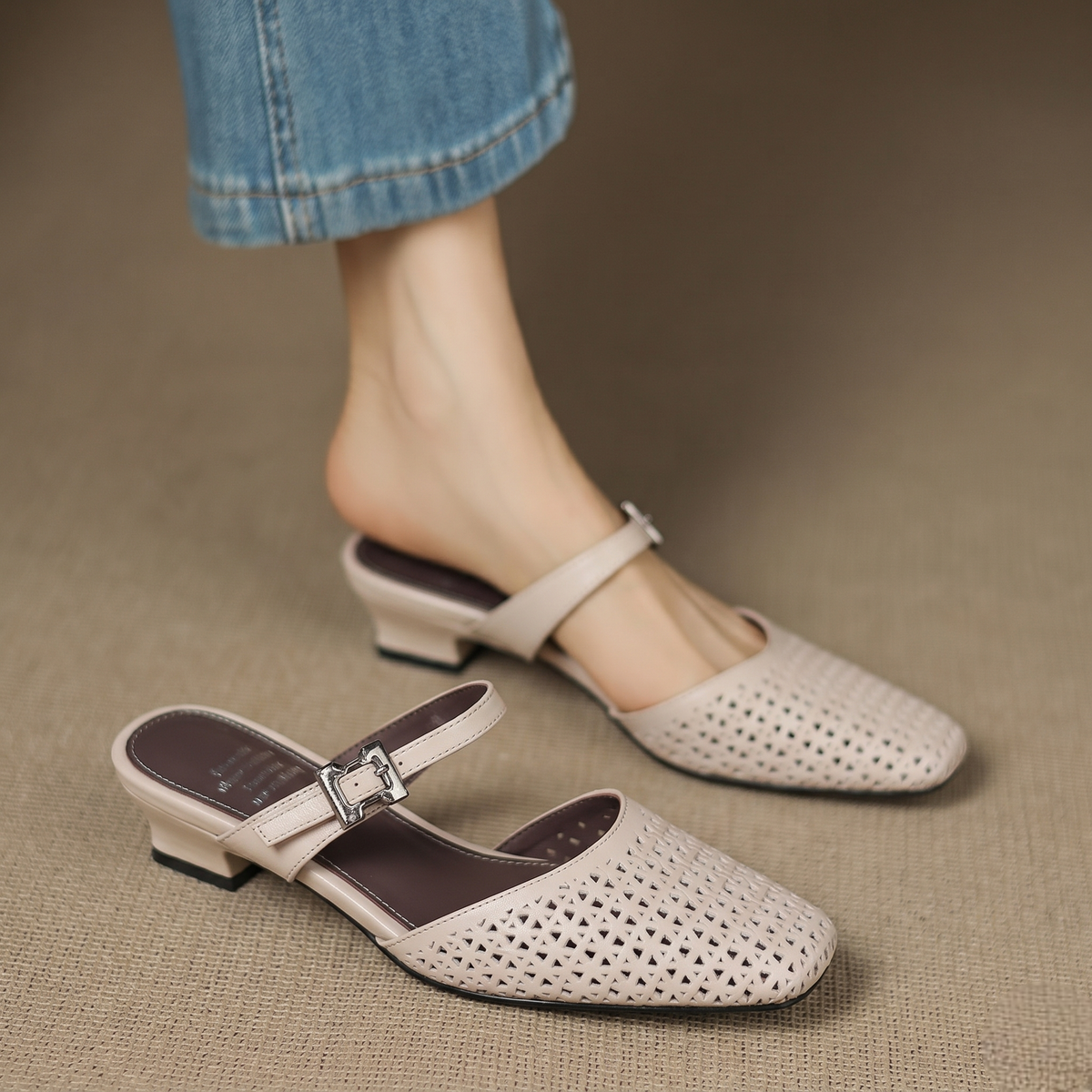Nilda | Leather Mules