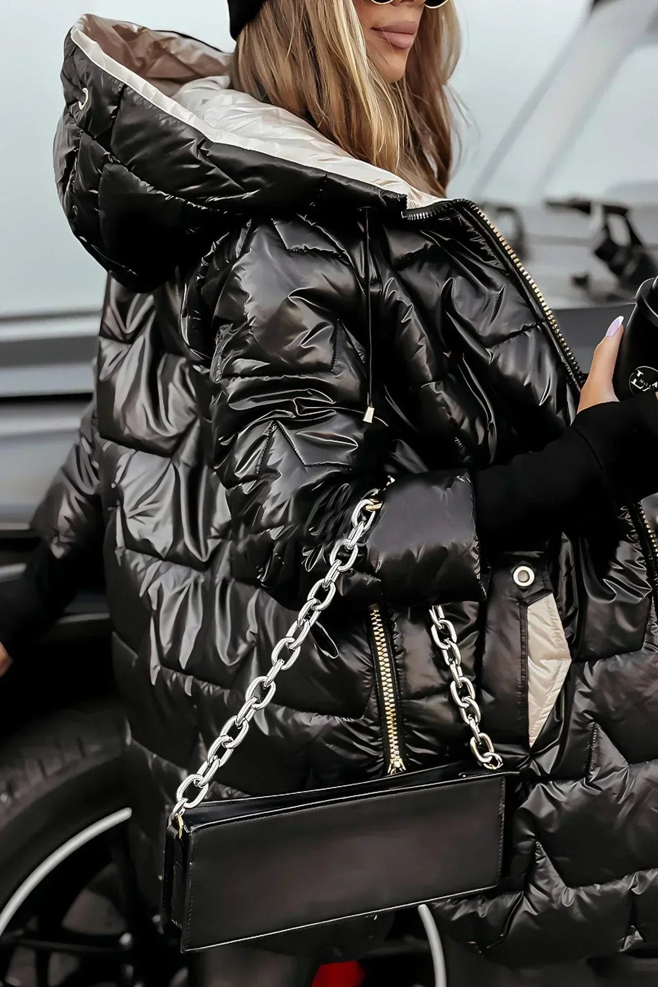 Leviana™ - Long Quilted Jacket