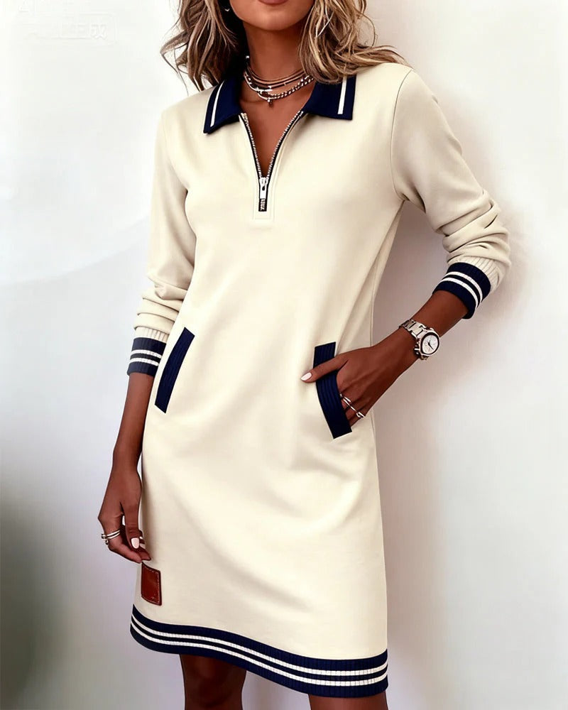 Kathleen | Elegant Long Sleeve Dress
