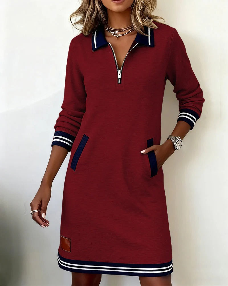 Kathleen | Elegant Long Sleeve Dress