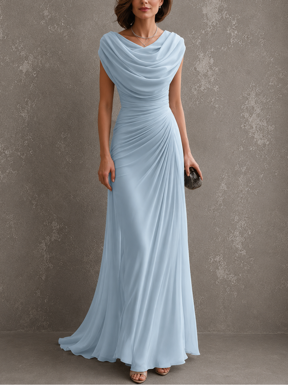 Jenna | Draped Maxi Dress