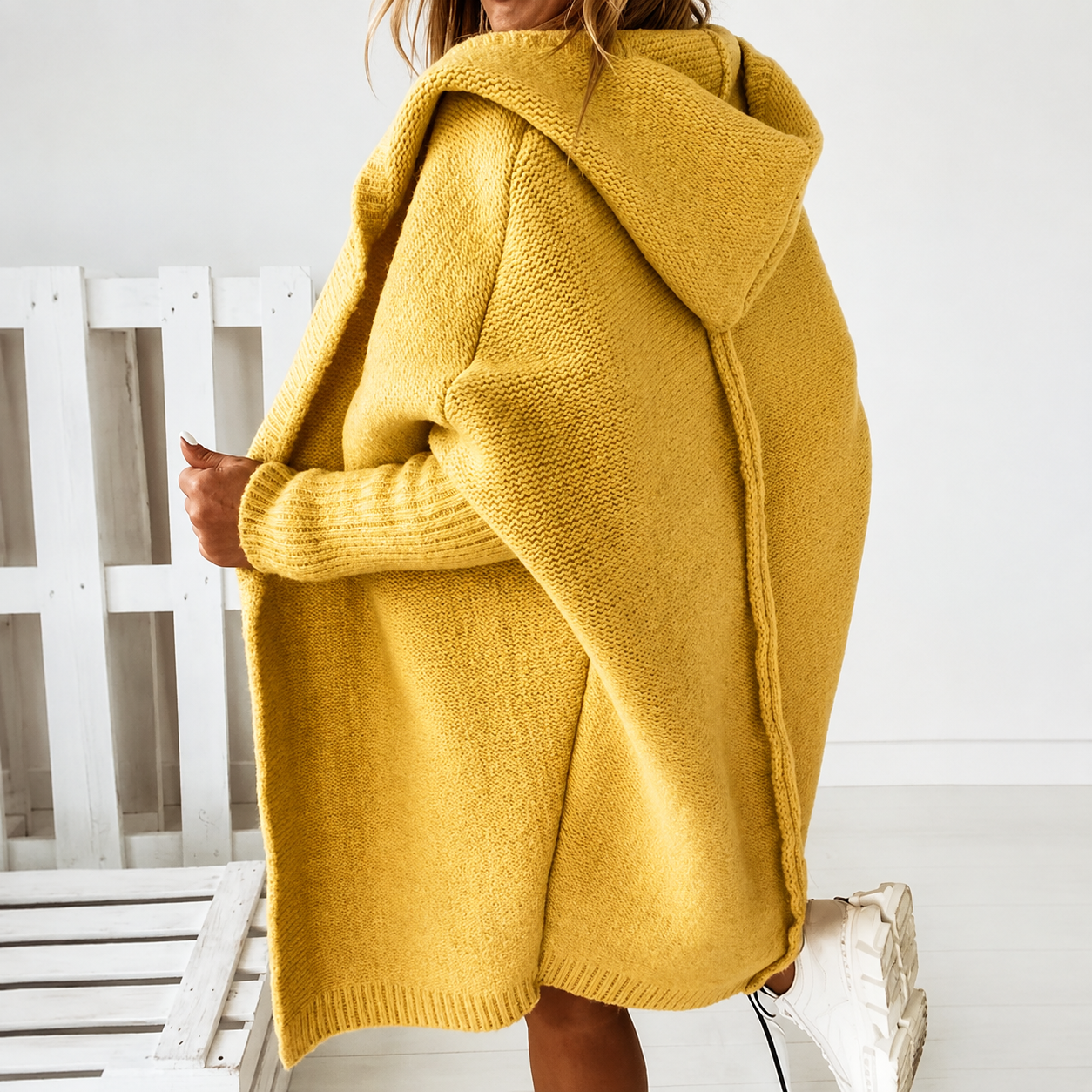Jillian | Hooded Cardigan Coat