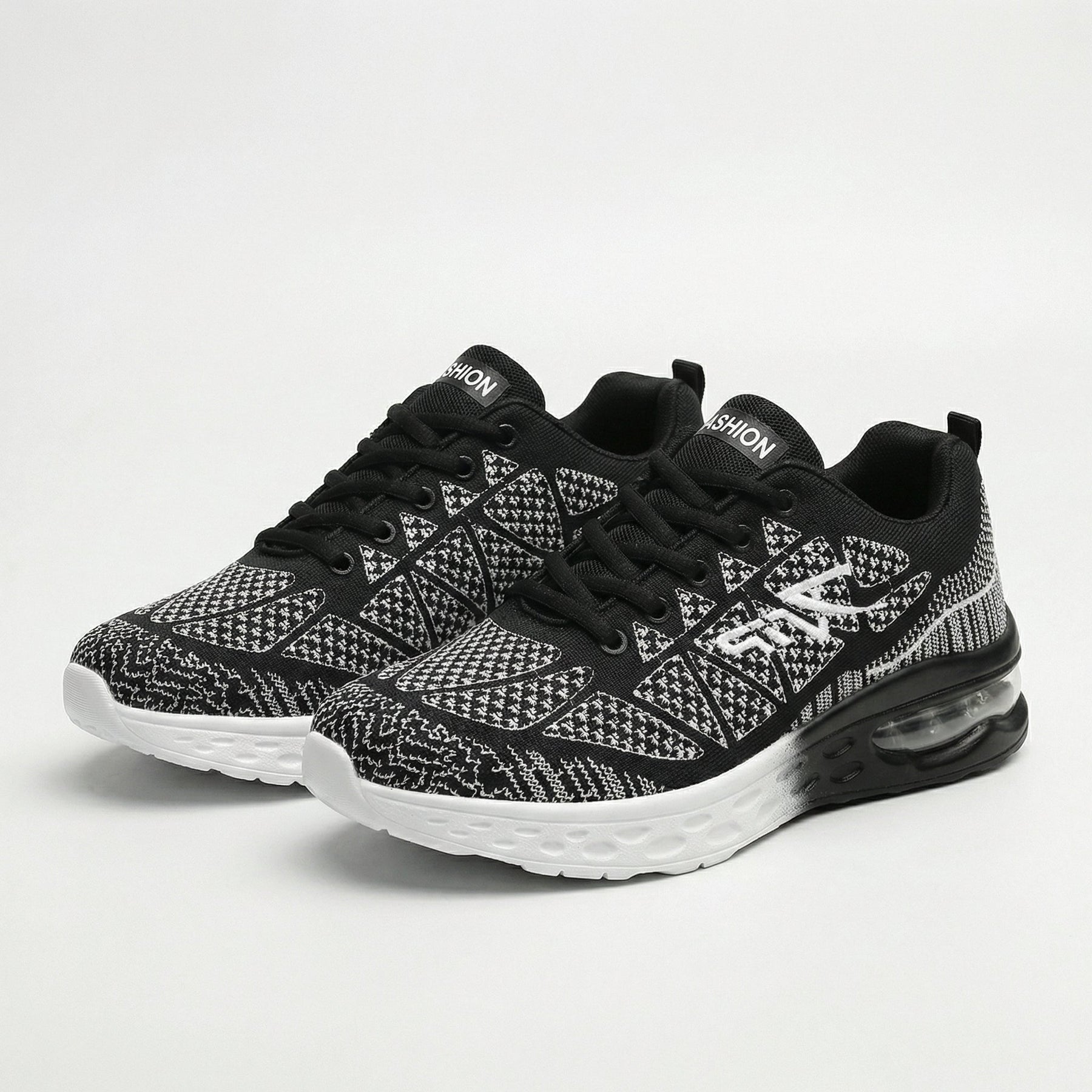 Dorothy | Cushioned Slip On Shoes in Black