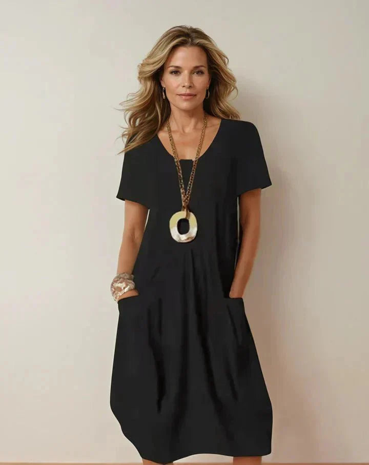 Maureen | Pocket Midi Dress