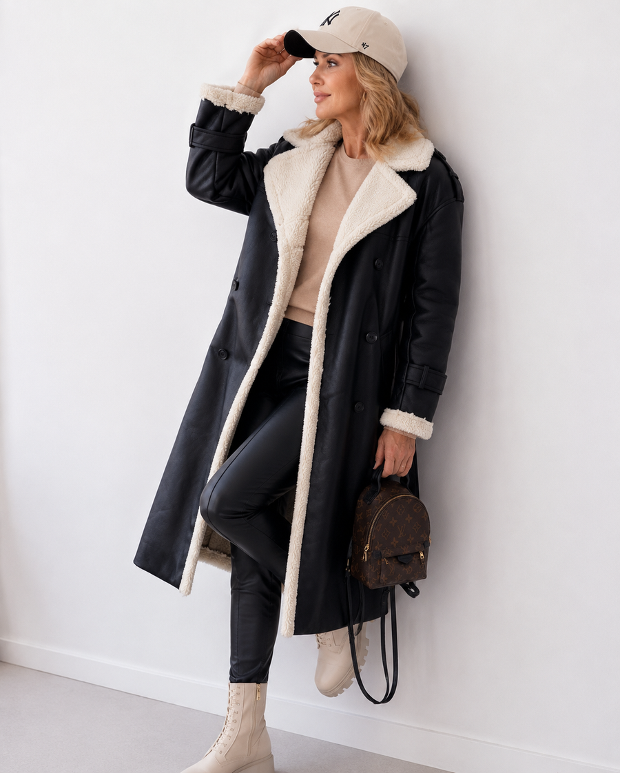 Yvette | Teddy Lined Trench Coat