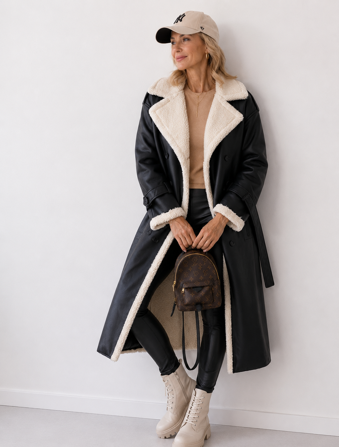 Yvette | Teddy Lined Trench Coat