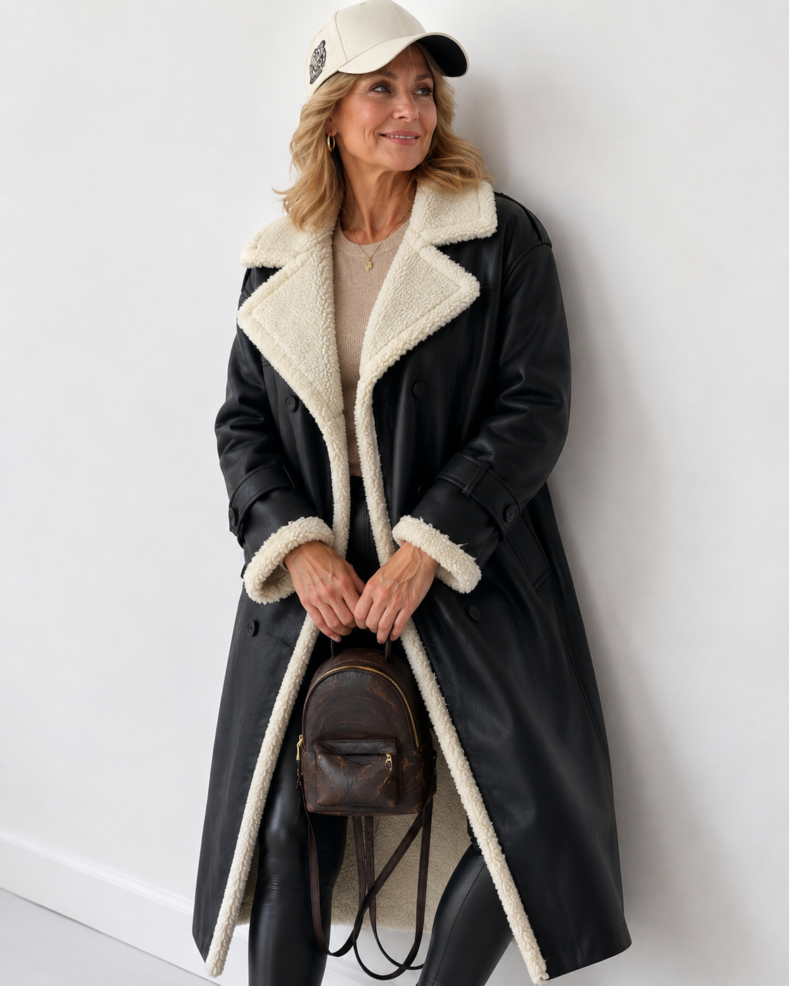 Yvette | Teddy Lined Trench Coat