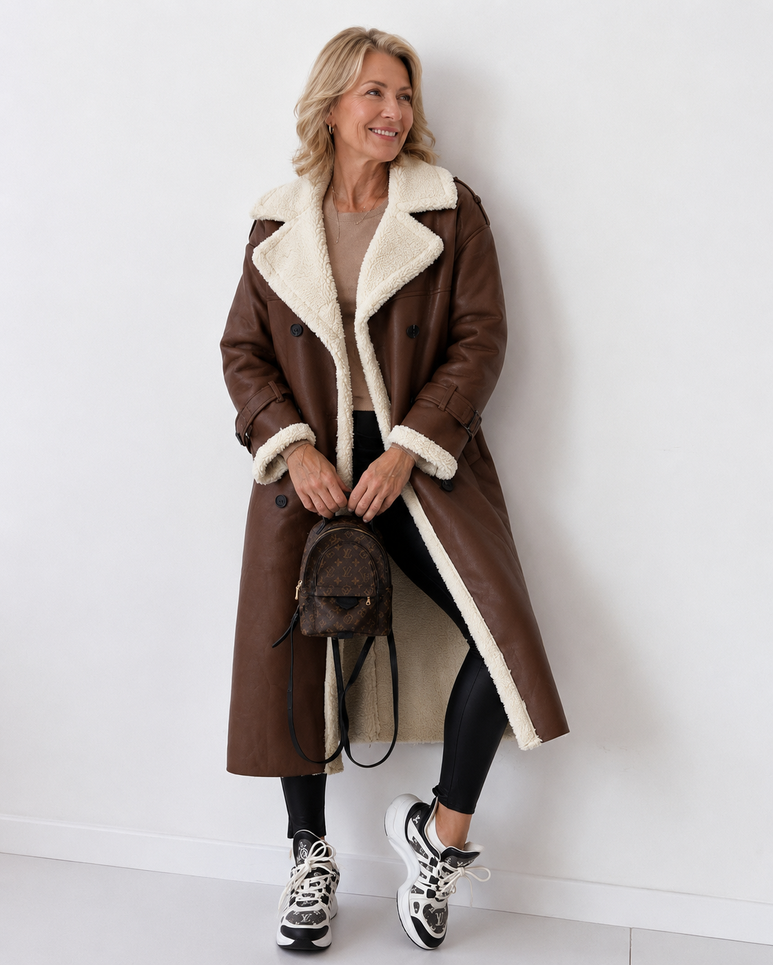 Yvette | Teddy Lined Trench Coat
