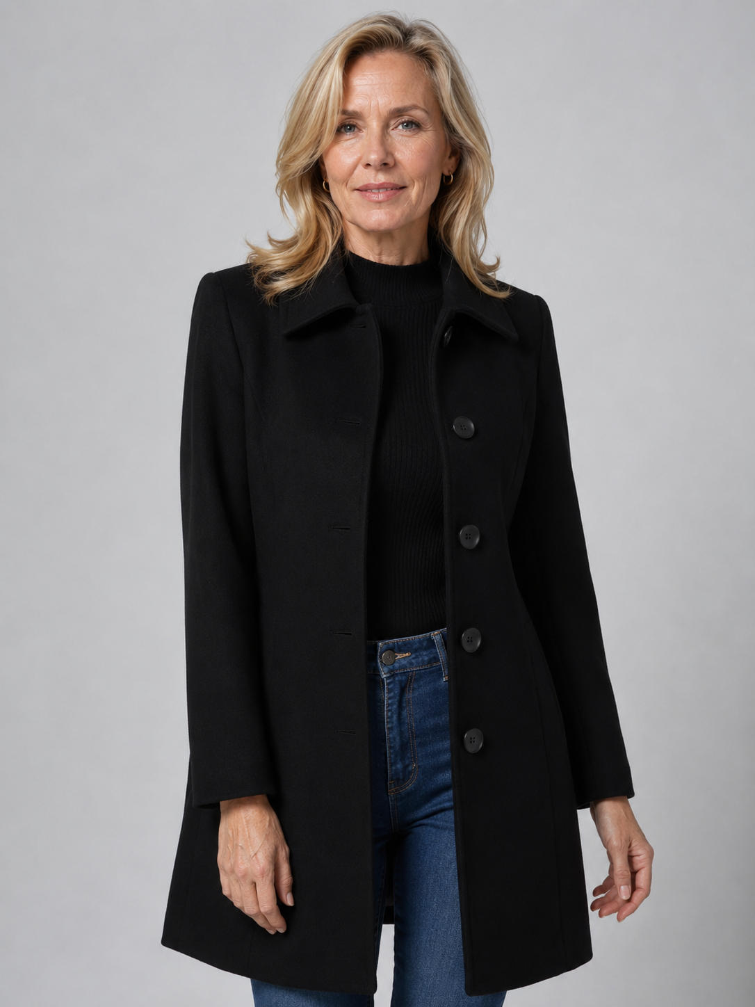 Lenora | Classic Fit And Flare Coat
