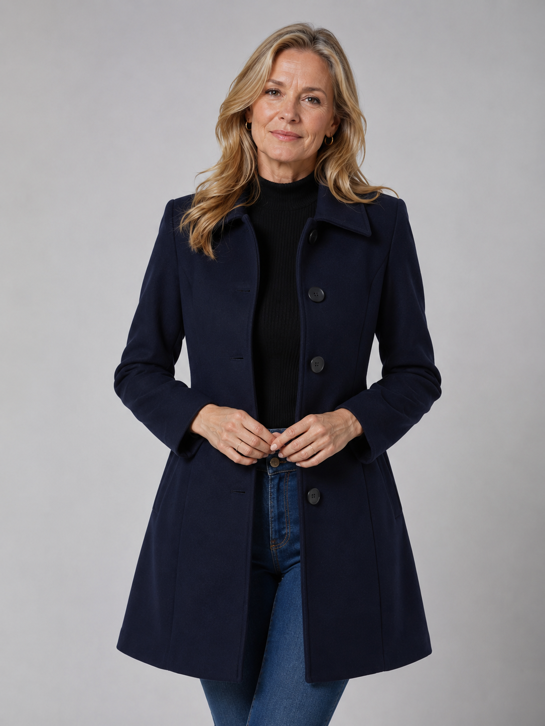 Lenora | Classic Fit And Flare Coat
