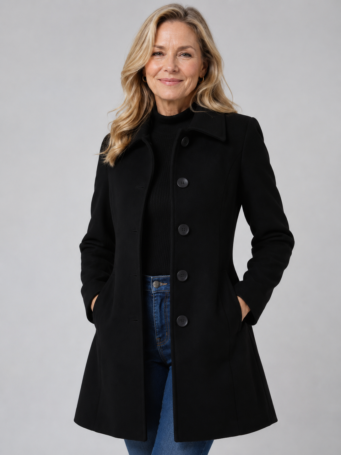 Lenora | Classic Fit And Flare Coat