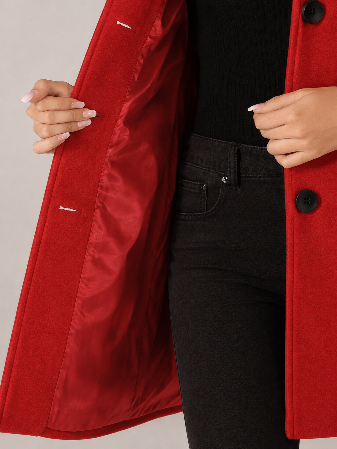 Lenora | Classic Fit And Flare Coat