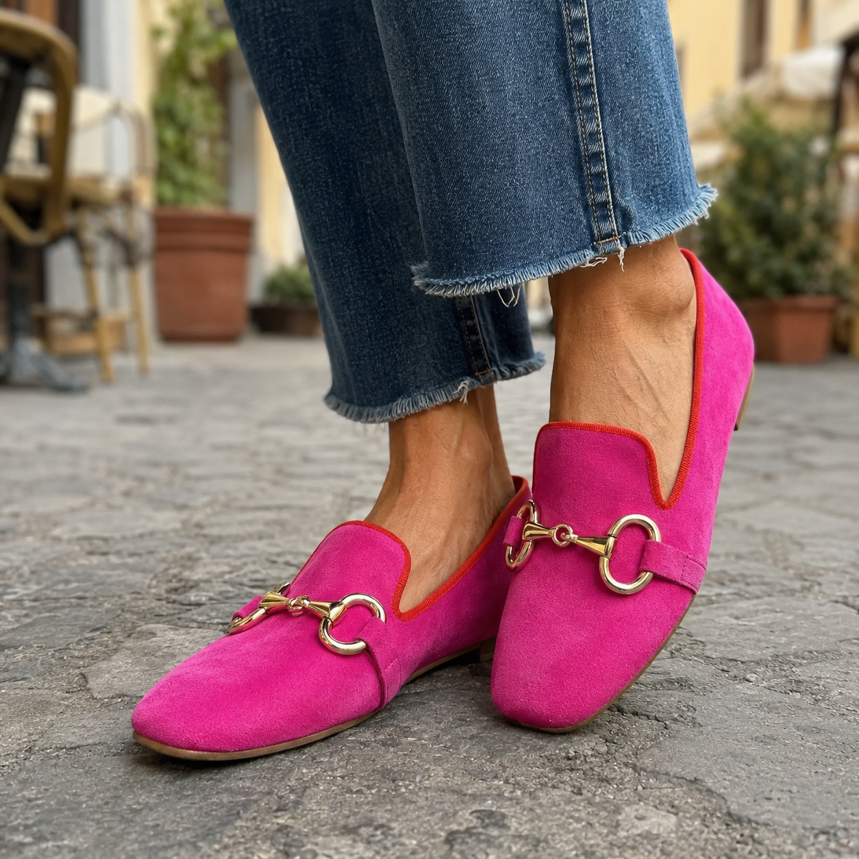 Lillian | Suede Slip On Loafers