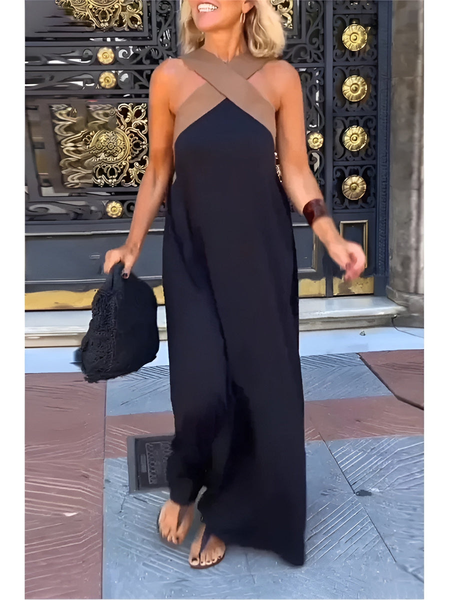 Edna | Dress with Crossed Cut