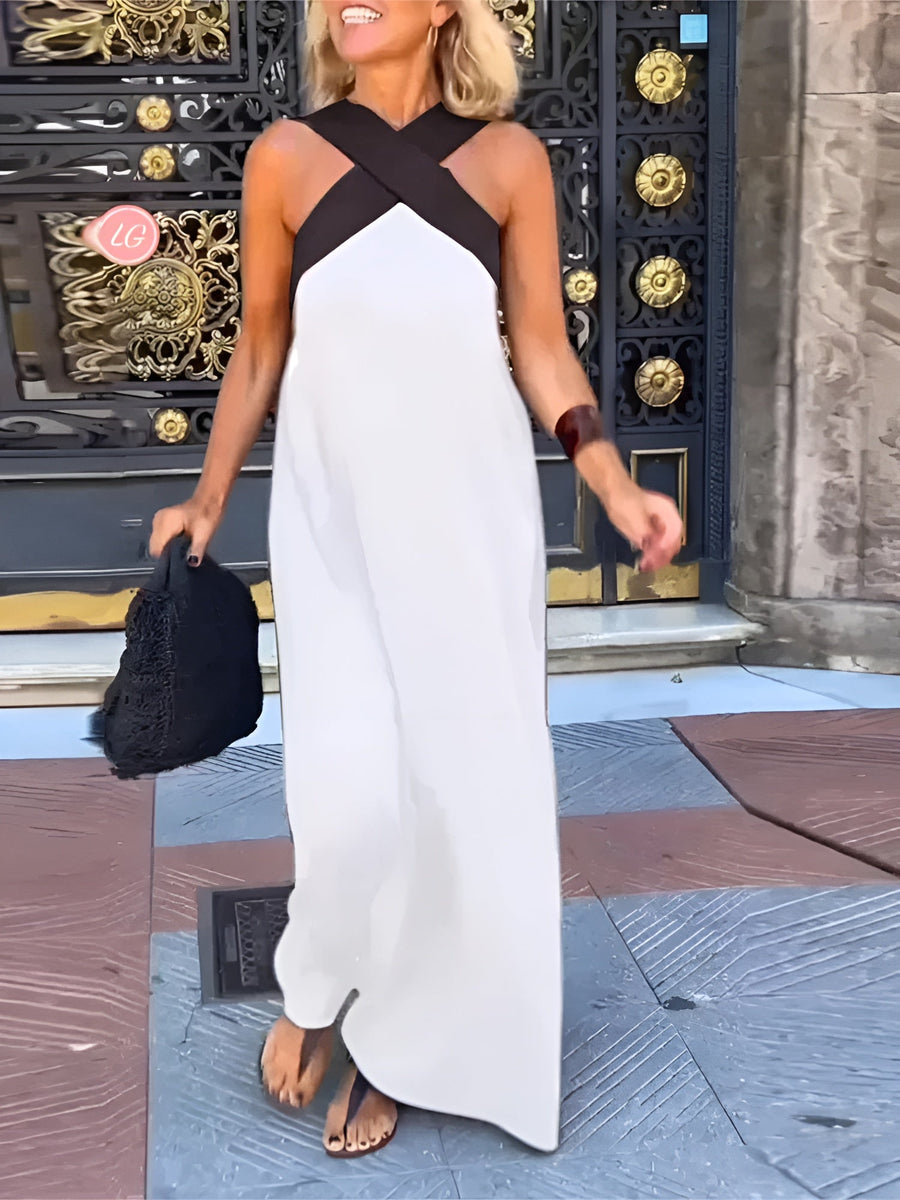 Edna | Dress with Crossed Cut