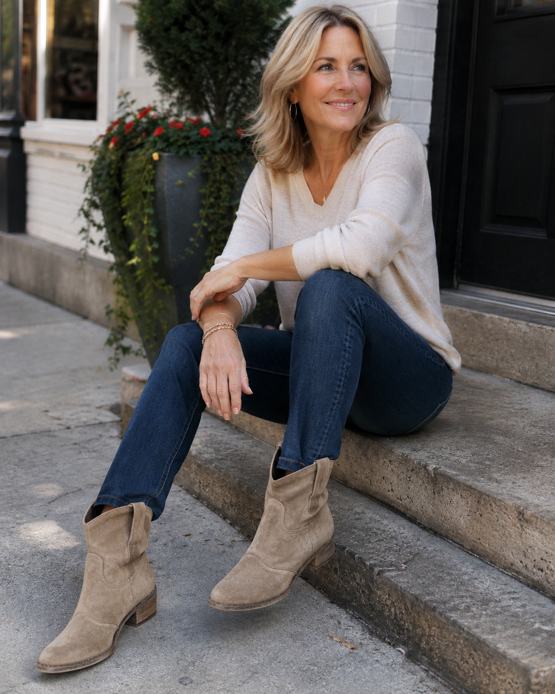 Maren | Western Ankle Boots