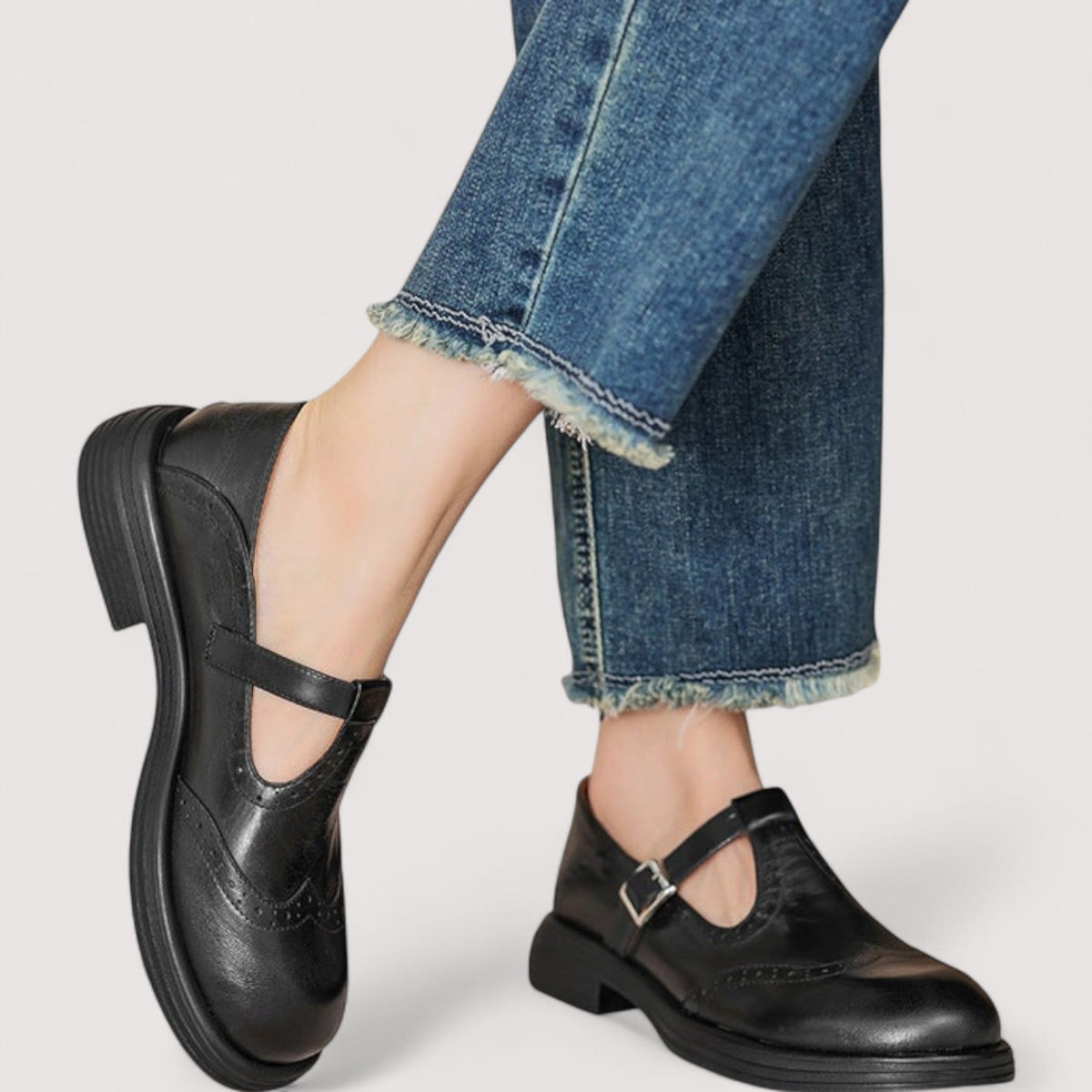 Margery | Cushioned Mary Janes