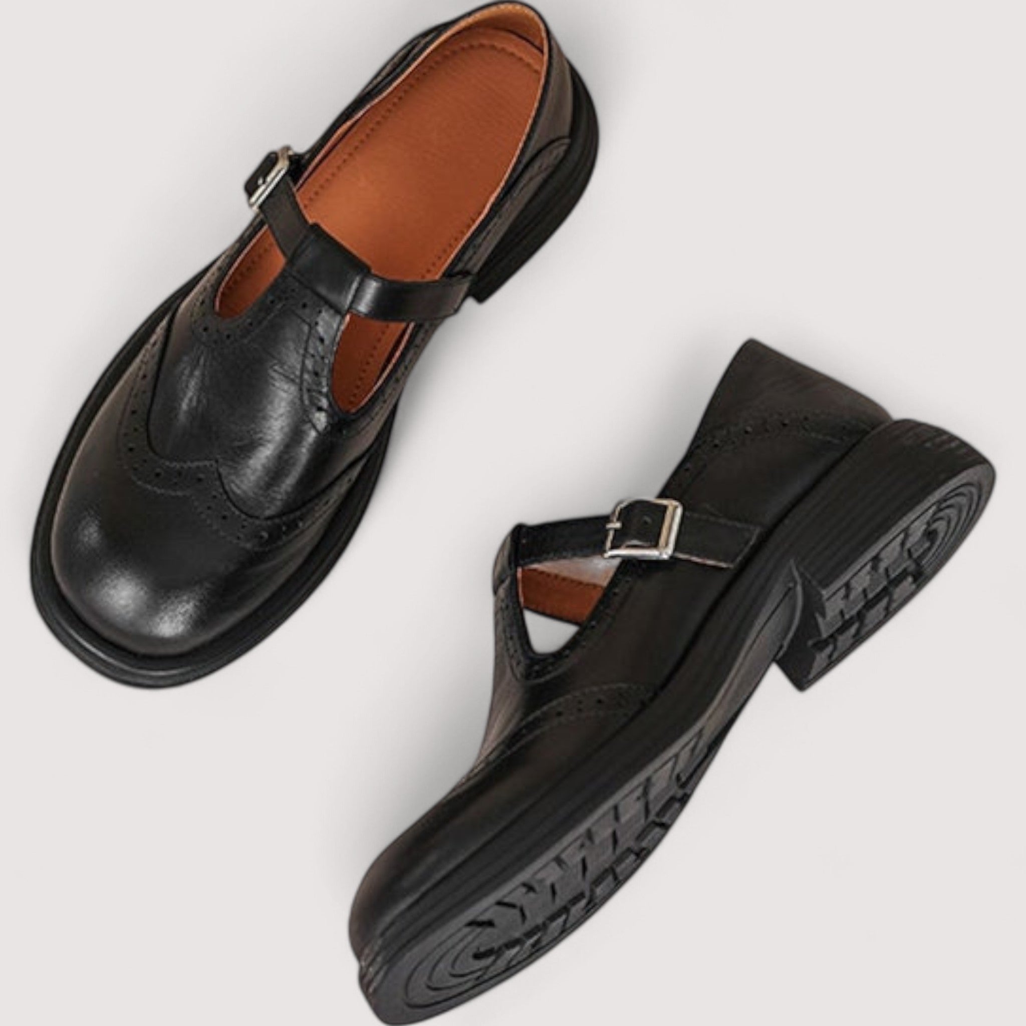 Margery | Cushioned Mary Janes