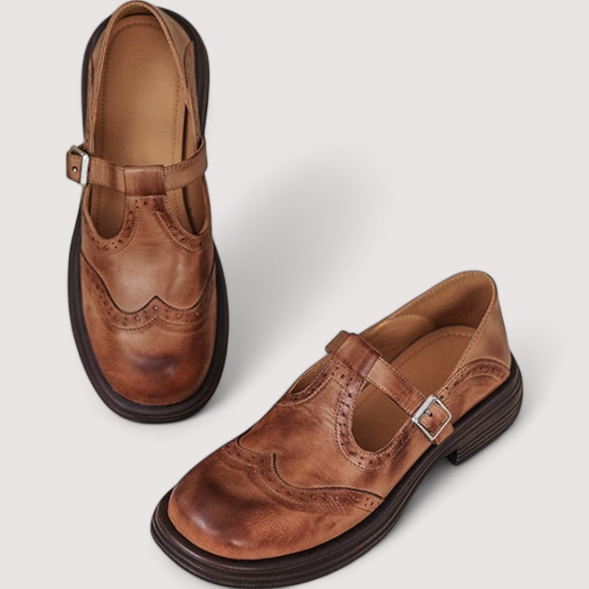 Margery | Cushioned Mary Janes