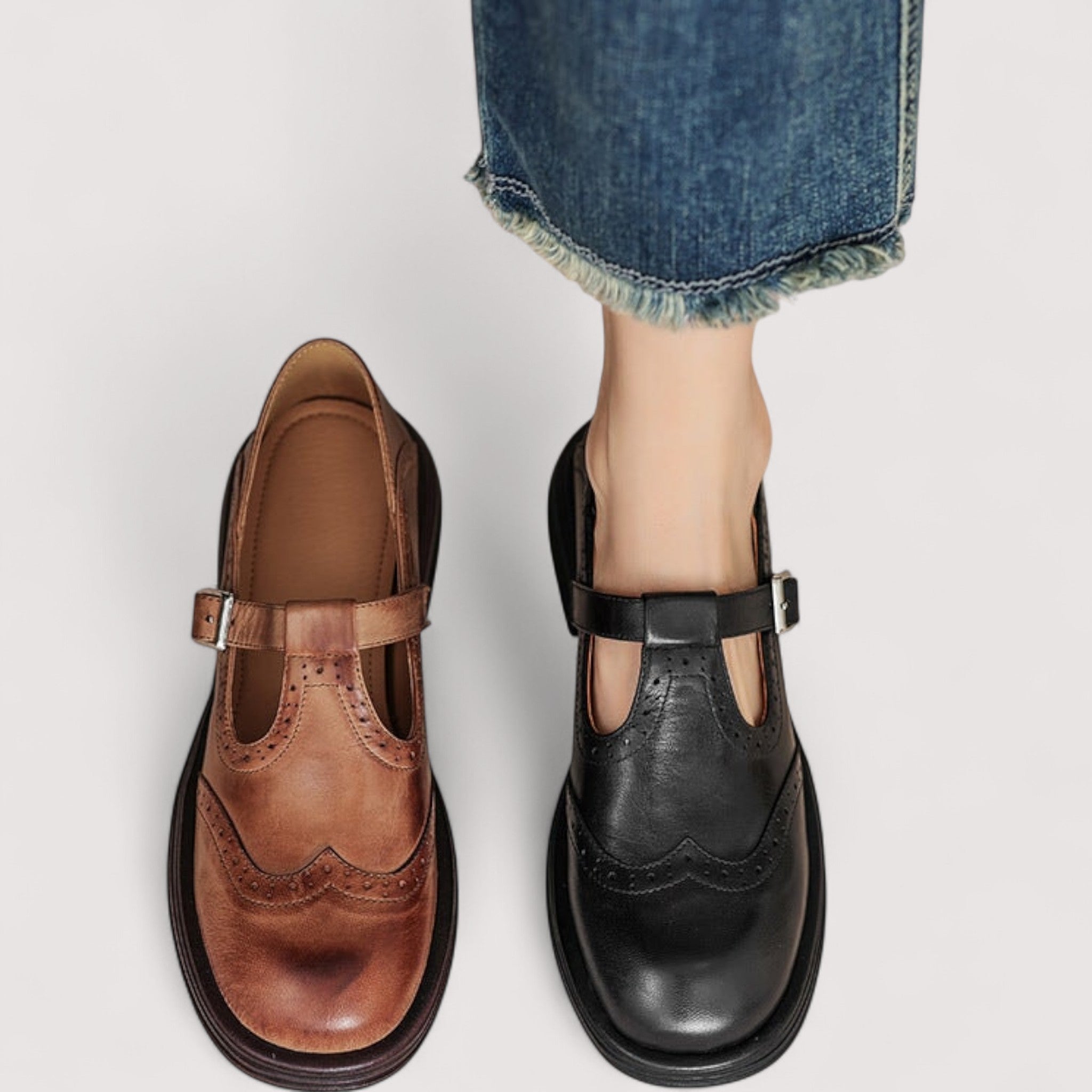 Margery | Cushioned Mary Janes