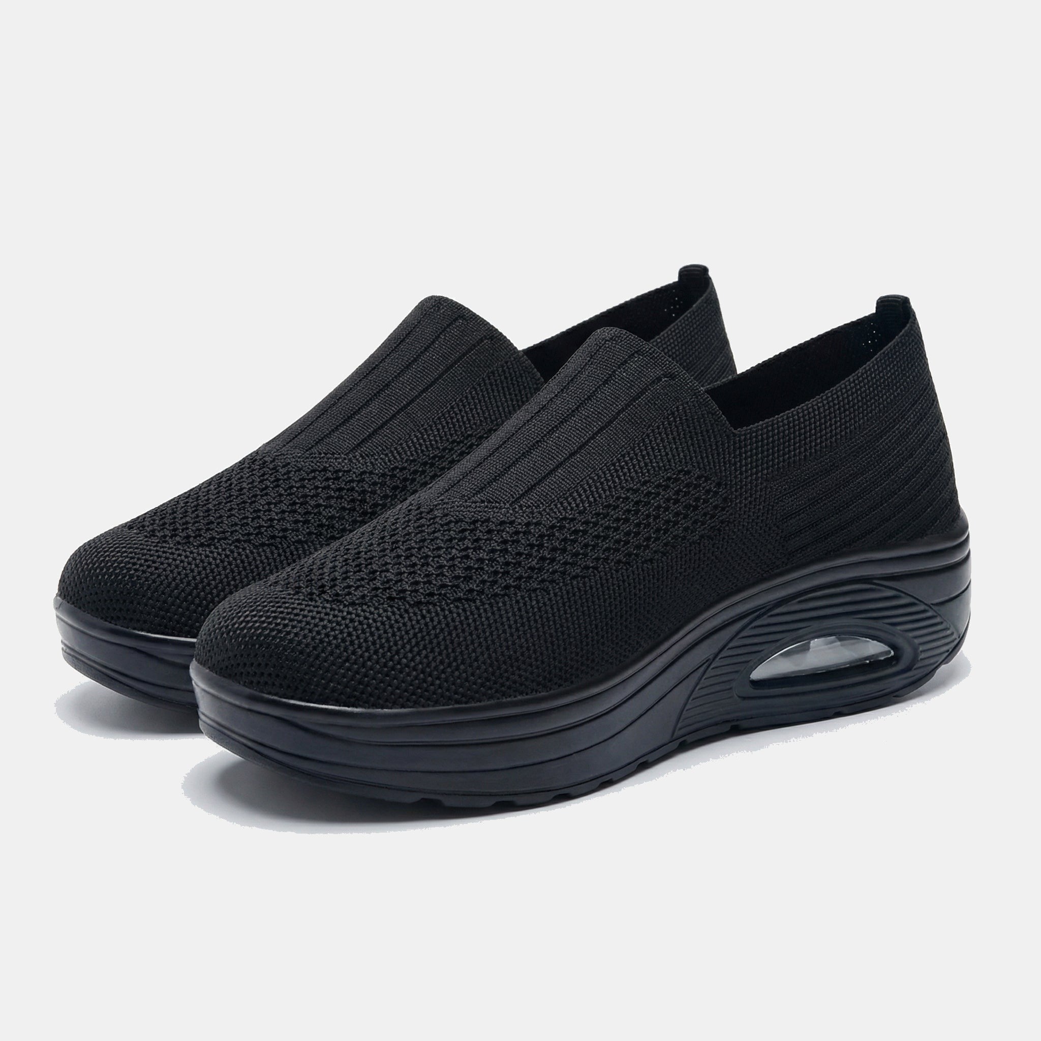 Barbara | Cushioned Mesh Slip On Shoes