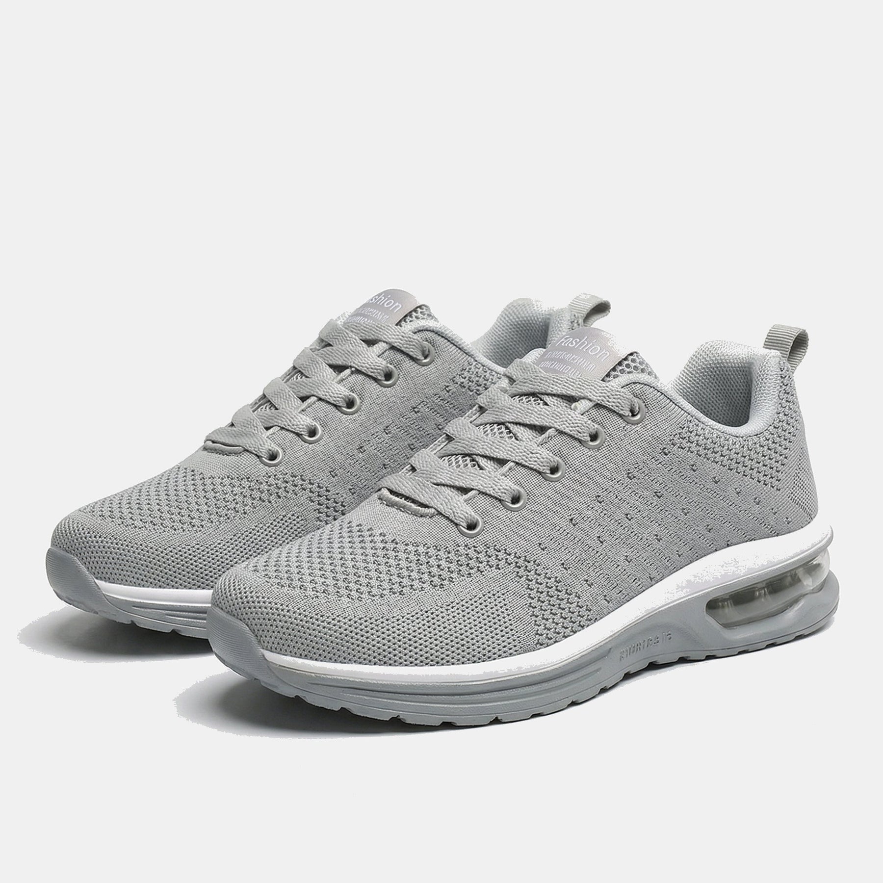 Harper | Cushioned Shoes in All Grey