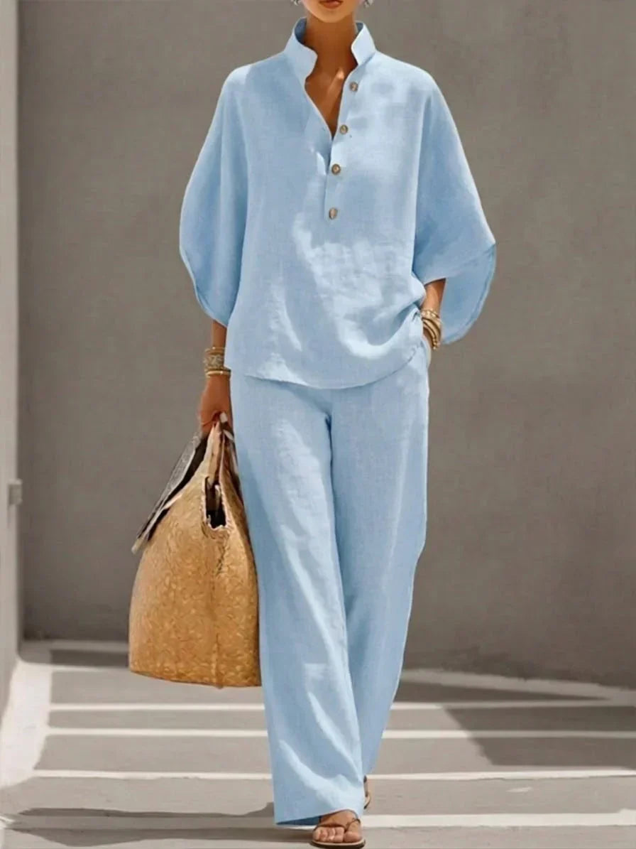 Maribel | Two Piece Set with Batwing Sleeves