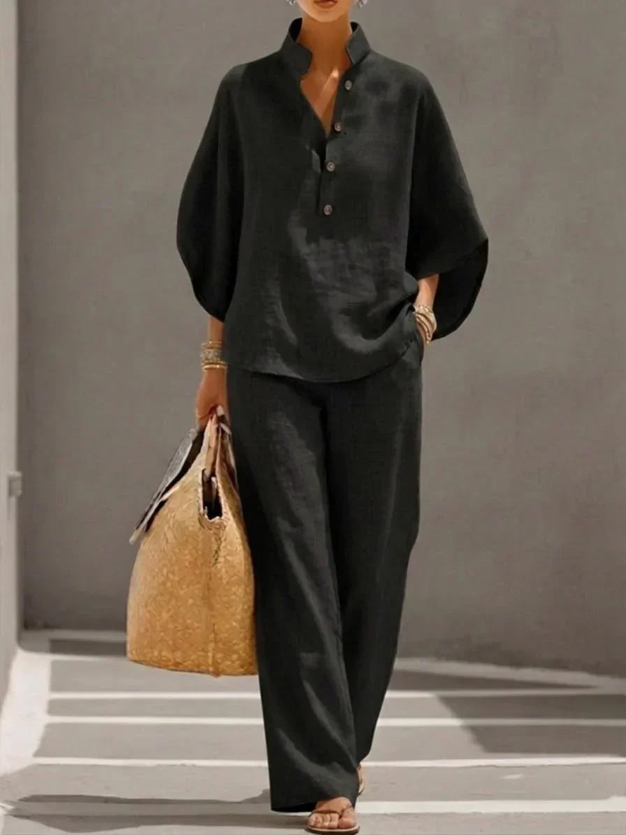 Maribel | Two Piece Set with Batwing Sleeves