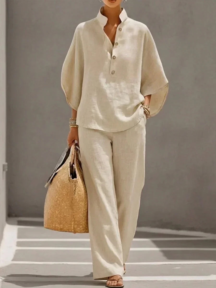 Maribel | Two Piece Set with Batwing Sleeves
