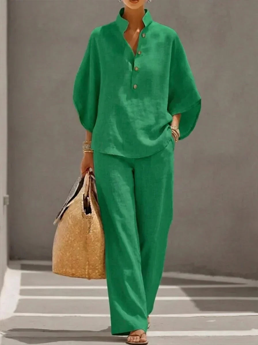 Maribel | Two Piece Set with Batwing Sleeves
