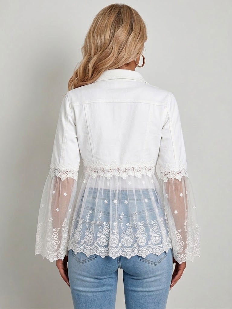 Sunnelace | Lace Panel Jacket