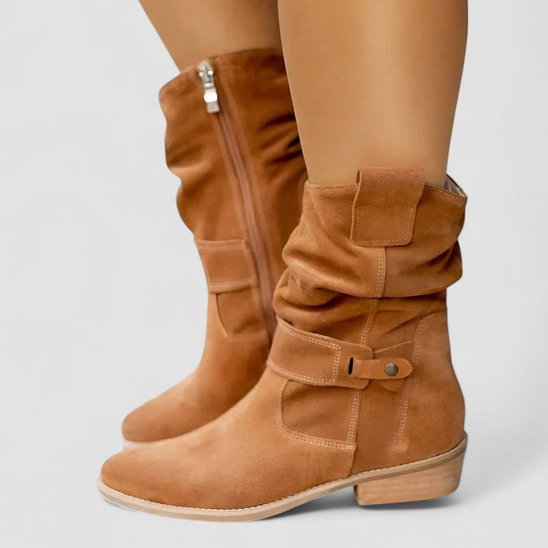 Elyse | Slouch Western Boots