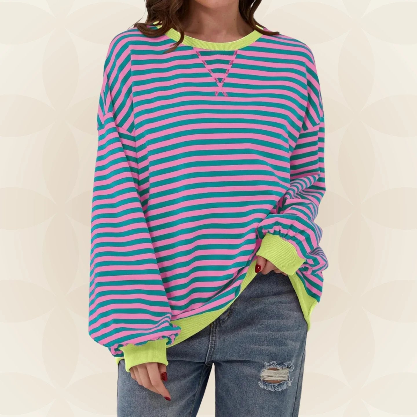 Vivienne | Casual Striped Pullover