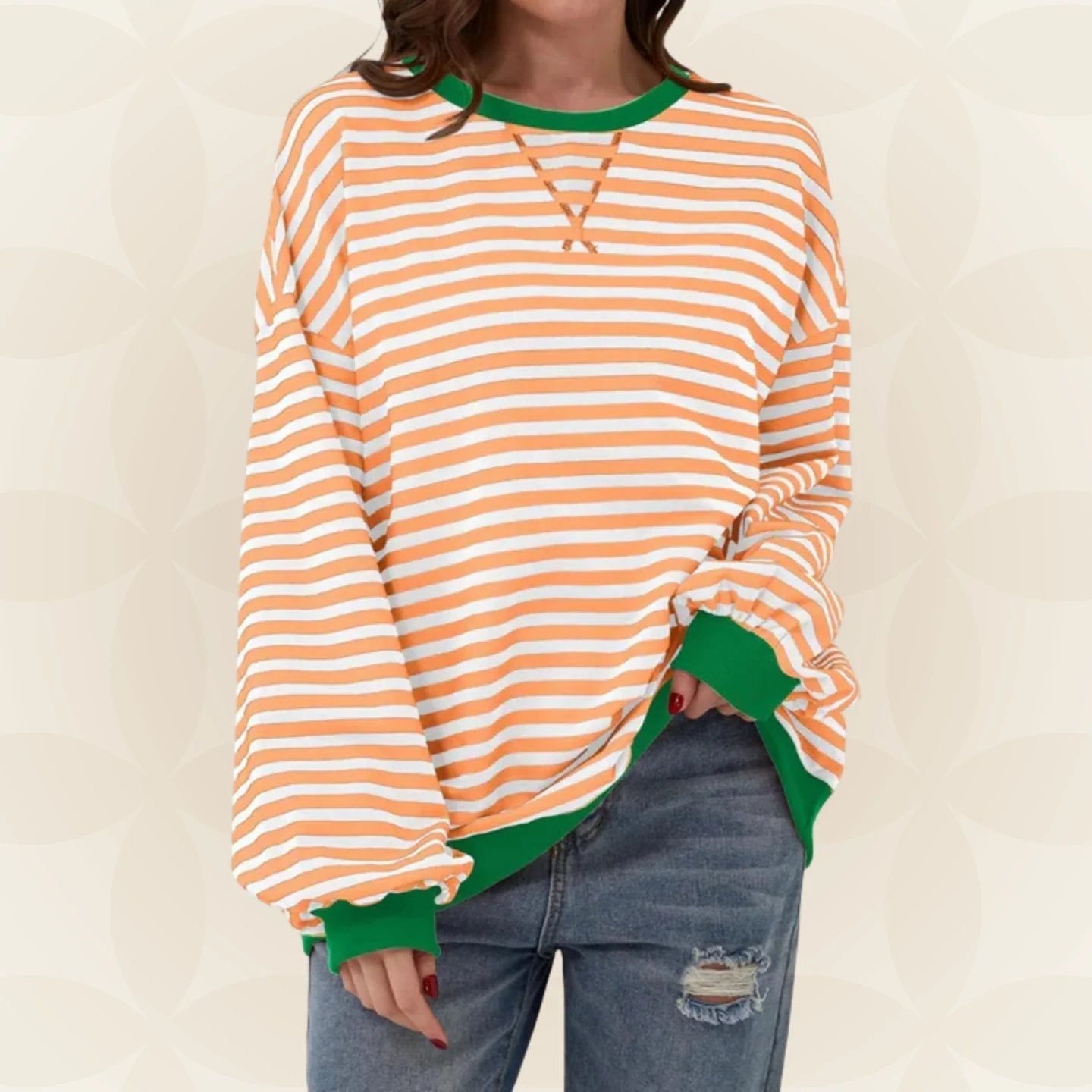 Vivienne | Casual Striped Pullover