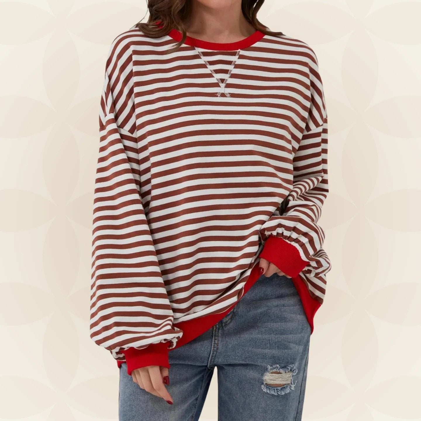 Vivienne | Casual Striped Pullover