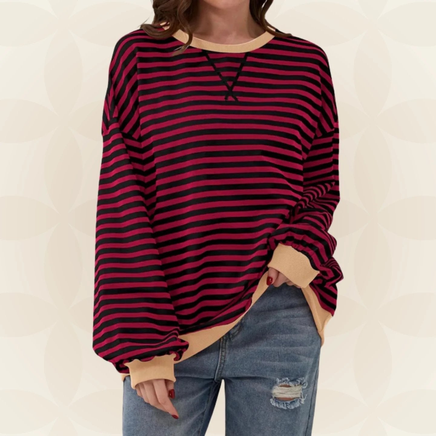 Vivienne | Casual Striped Pullover