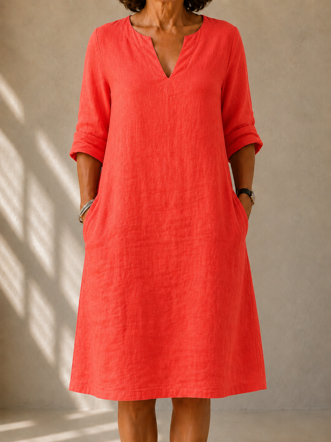 Margot | Flowy Straight Cut Dress