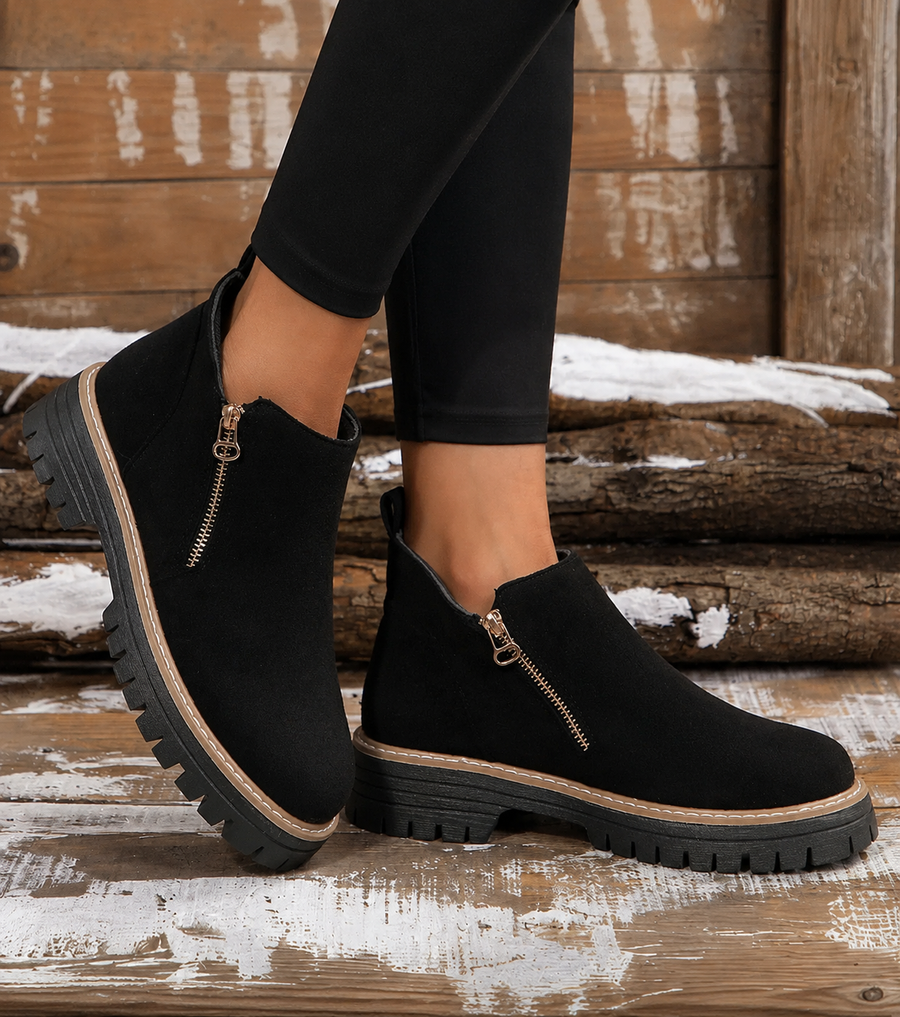 Shelley | Zip Ankle Boots